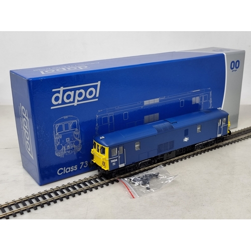 286 - A boxed Dapol 00 gauge 4D-006-002 Class 73 Bo-Bo diesel Locomotive No.73124 in BR blue livery, unuse... 