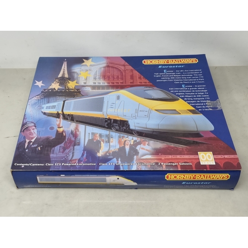 297 - A boxed Hornby 00 gauge R665 Class 373 Eurostar Set, Nr M, box Ex