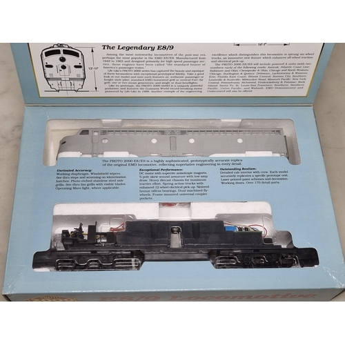 349 - Three boxed Proto 2000 Series H0 scale diesel Locomotives comprising 2x GP9 Phase III Locomotive in ... 