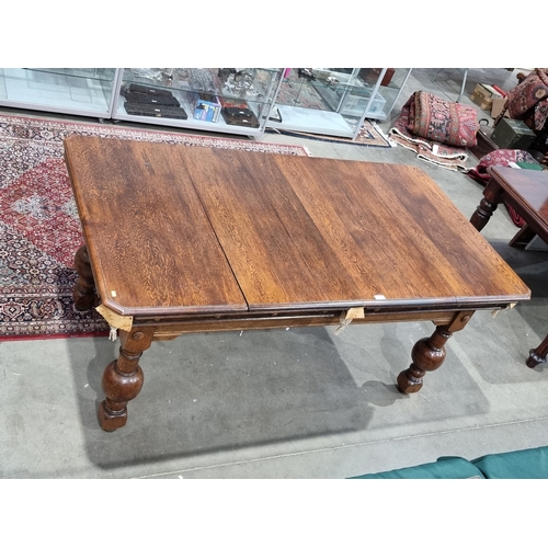 26 - A quarter size Snooker/Dining Table, bearing a label 'The Challenge, W. Jelks & Sons, Holloway Road,... 