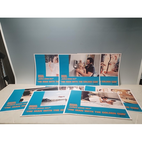 28 - A complete set of eight original Cinema Lobby cards, James Bond, 