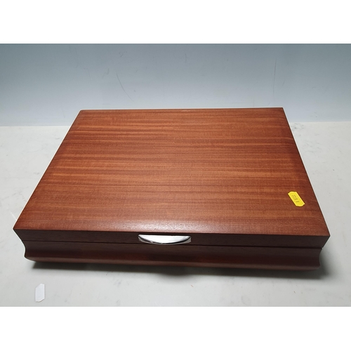 29 - A Canteen of silver plated King's pattern Cutlery, the Knives with stainless steel blades, marked Sl... 