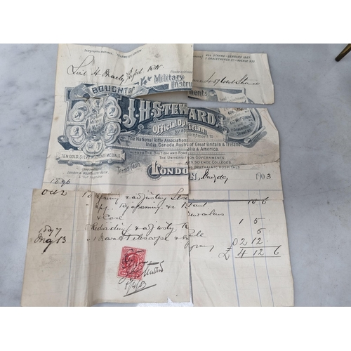 51 - A 19th century brass Sextant engraved Royal Naval Reserve Prize, School Frigate Conway, Presented by... 