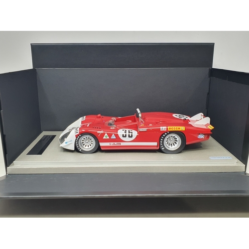 583 - A boxed Tecnomodels TM18-27B Mythos Series Alfa Romeo Coda Lunga Le Mans 1970 Car No.36, M, appears ... 