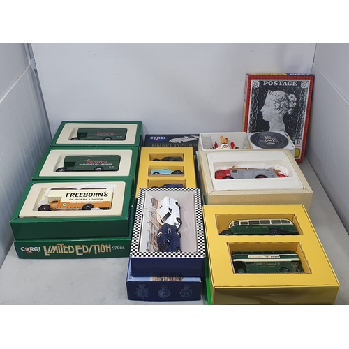 594 - Eight boxed Corgi Classics Vehicles and Sets including The Beatles Yellow Submarine, Hants & Dorset ... 