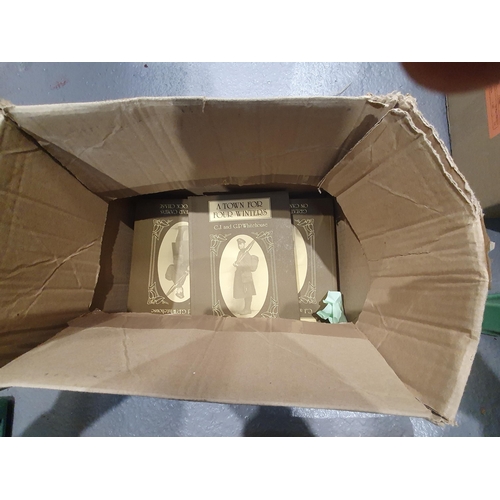 Six boxes of Books including 'The County Families of the United Kingdom ...
