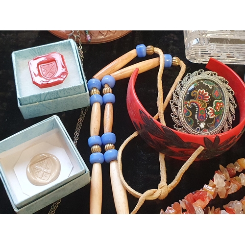 A collection of modern Ambroid Beads, Dorothy Ann Staffordshire ...