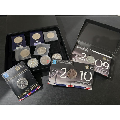 A Collection of Commemorative 5 Pound Coins, to include 'Countdown to ...