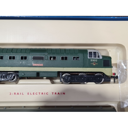 111 - A boxed Hornby Dublo 2034 'Royal Scot' Deltic Passenger Set, M, has been lightly run. Box base with ... 