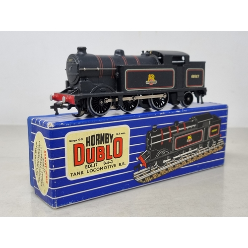 135 - A boxed Hornby Dublo EDL17 0-6-2T Locomotive, unused, box Nr perfect, complete with all packing piec... 