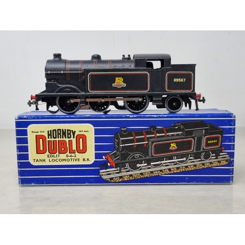 135 - A boxed Hornby Dublo EDL17 0-6-2T Locomotive, unused, box Nr perfect, complete with all packing piec... 