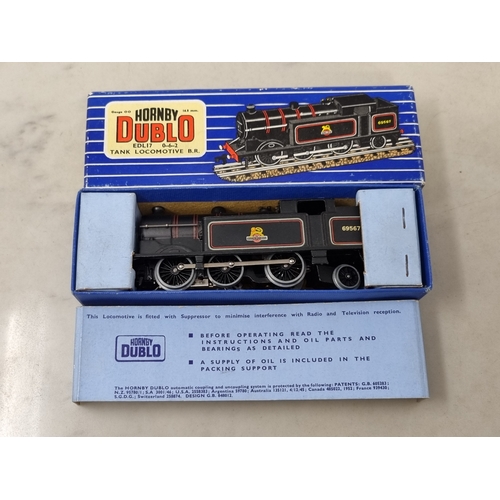 135 - A boxed Hornby Dublo EDL17 0-6-2T Locomotive, unused, box Nr perfect, complete with all packing piec... 