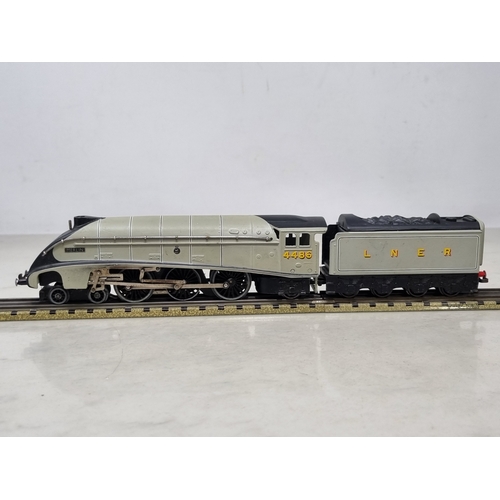 148 - A Hornby Dublo 3-rail A4 Locomotive 'Merlin' repainted to a high standard in grey livery, believed t... 