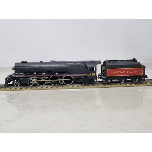15 - An unboxed Hornby Dublo EDL2 C.P.R. 4-6-2 Locomotive, Nr M, small marks to cylinder and one side of ... 