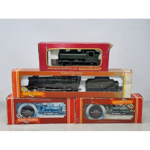 204 - Four boxed Hornby (England) 00 gauge GWR Locomotives comprising R830 4-6-0 'Saint David', two R059 C... 