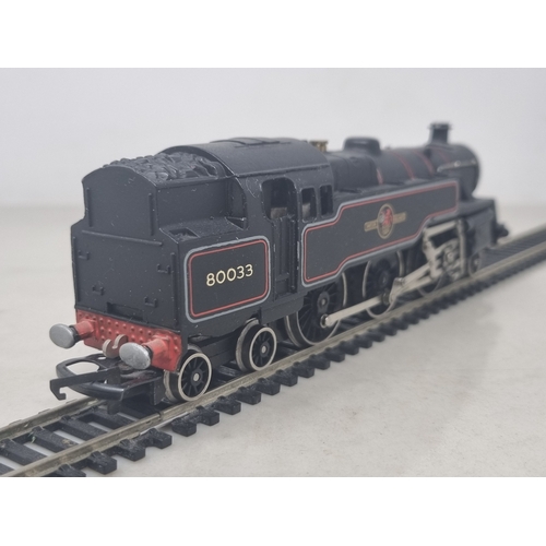 233 - An unboxed Wrenn 00 gauge W2218 2-6-4T Locomotive in BR black livery No.80033, Ex