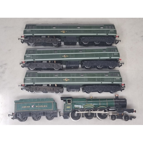 Three unboxed Triang 00 gauge R357 AIA-AIA Class 31 diesel Locomotives ...