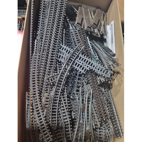 249 - Three boxes of Triang 00 gauge Series 2 and 3 Track including Points, Diamond Crossovers, long and s... 