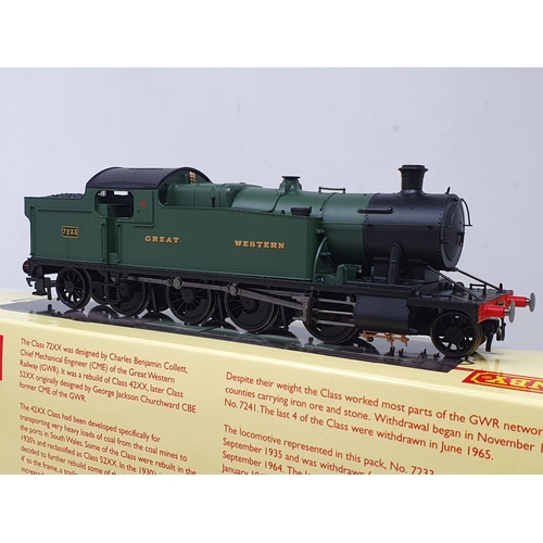 A boxed Hornby 00 gauge R3225 GWR Class 72XX 2-8-2T Locomotive No.7233 ...