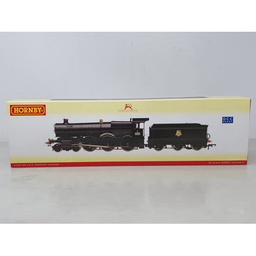 288 - A boxed Hornby 00 gauge R2403 Grange Class 4-6-0 Locomotive 'Derwent Grange' in BR black livery, DCC... 