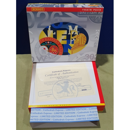 294 - A boxed Hornby 00 gauge R2432 limited edition Cathedrals Express Train Pack, VG, box Ex