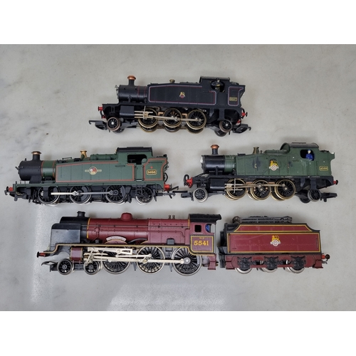 308 - Four unboxed 00 gauge Locomotives comprising Hornby Patriot Class 4-6-0 'Duke of Sutherland', Lima 4... 