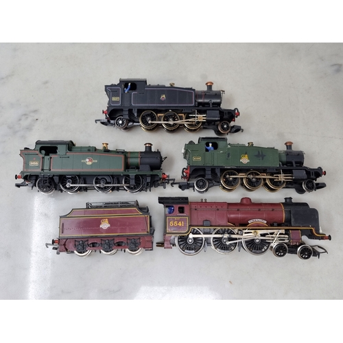 308 - Four unboxed 00 gauge Locomotives comprising Hornby Patriot Class 4-6-0 'Duke of Sutherland', Lima 4... 