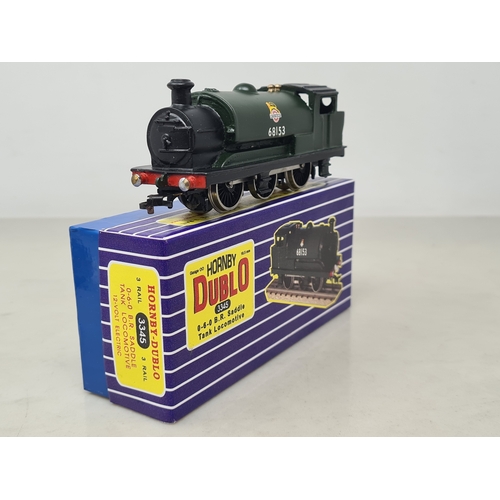37 - A boxed Jodel by Peakco Hornby Dublo style Never Was 3345 3-rail 0-6-0 Saddle Tank Locomotive in BR ... 