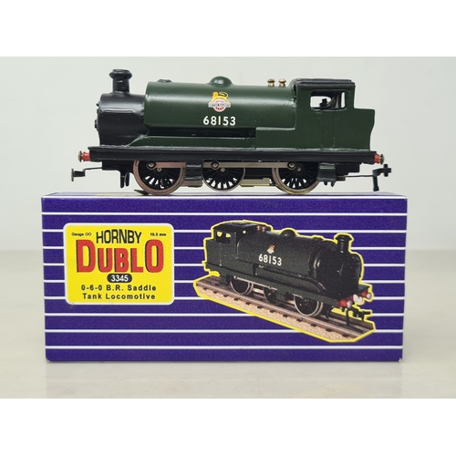 37 - A boxed Jodel by Peakco Hornby Dublo style Never Was 3345 3-rail 0-6-0 Saddle Tank Locomotive in BR ... 