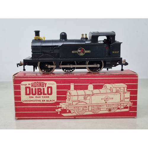 38 - A boxed Hornby Dublo 2206 black 0-6-0T Locomotive, M showing no signs of use. Late production versio... 