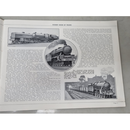 75 - A 1939-40 Hornby Book of Trains, superb example, shop stamp to rear for 'J.R. Norris, Nottingham'