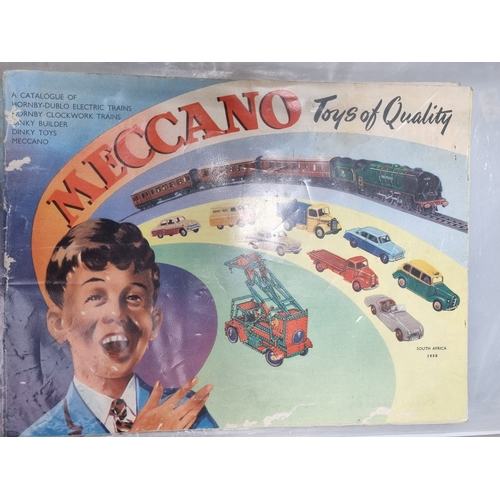78 - 12x Meccano Catalogues including Hornby Dublo and Australian Dinky Toys printed version, also South ... 