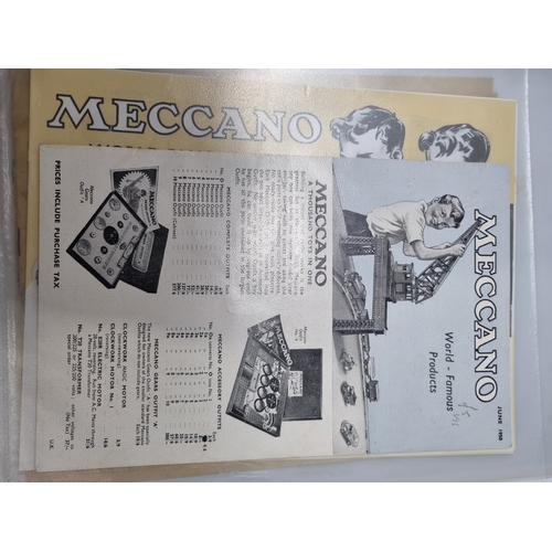 78 - 12x Meccano Catalogues including Hornby Dublo and Australian Dinky Toys printed version, also South ... 