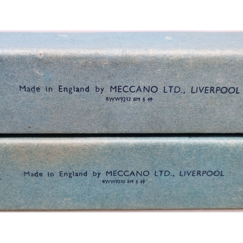 87 - A pair of boxed Hornby Dublo D3 LMS 1/3rd Coaches, M, boxes Nr perfect 6/49