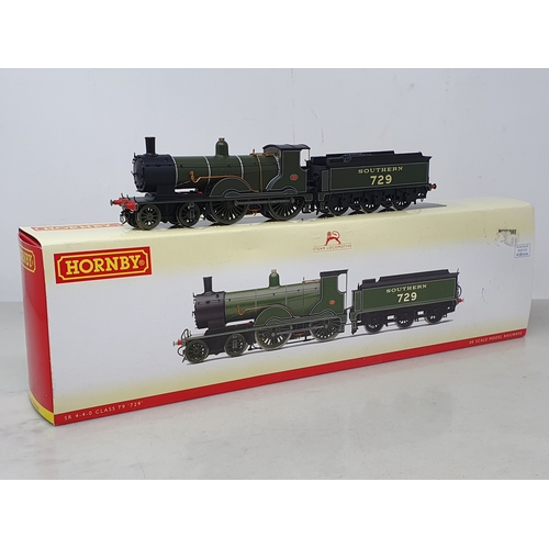 270 - A boxed Hornby 00 gauge R2711 SR T9 Class 4-4-0 Locomotive No.729, DCC ready, Ex, box VG