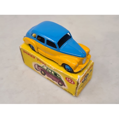 407 - A boxed Dinky Toys No.152 yellow and blue Austin Devon, M, box G