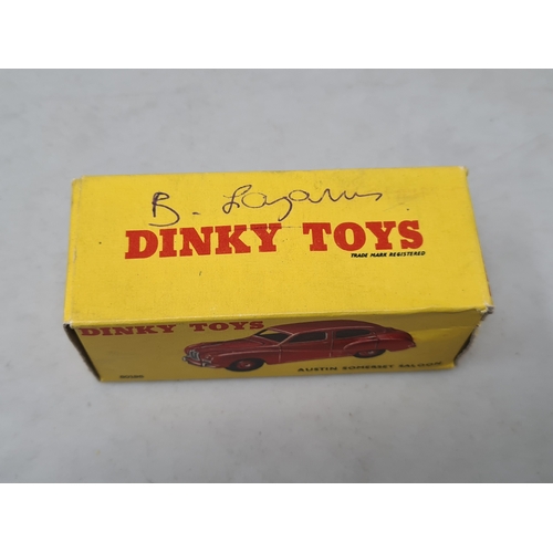416 - A boxed Dinky Toys No.40J blue Austin Somerset, M, box VG