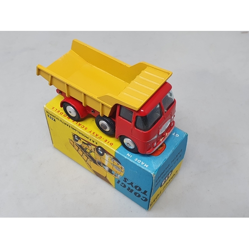 455 - A boxed Corgi Toys No.458 E.R.F. Model 64G Dumper, Ex plus, box Ex plus