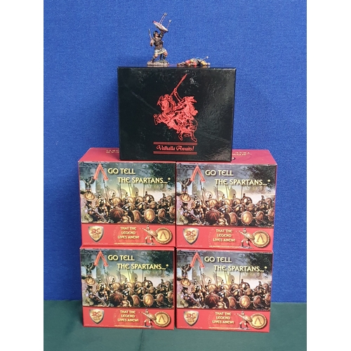 540 - Five boxed Conte Collectibles 'Go Tell the Spartans' Figures including 2x 'The Advance of the Immort... 