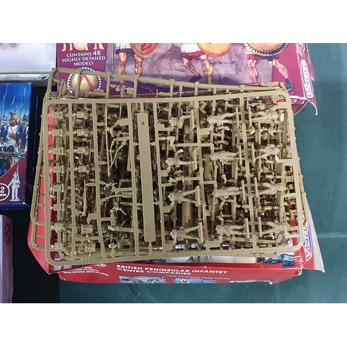 548 - A collection of mainly boxed plastic Wargaming/Military Figures including Victrix French Napoleonic ... 