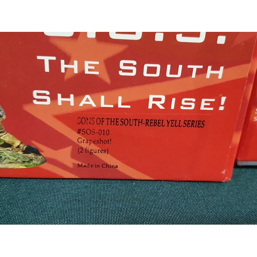 551 - Four boxed Conte Collectibles 'Sons of the South' comprising SOS-014 'The South shall Rise', SOS-003... 
