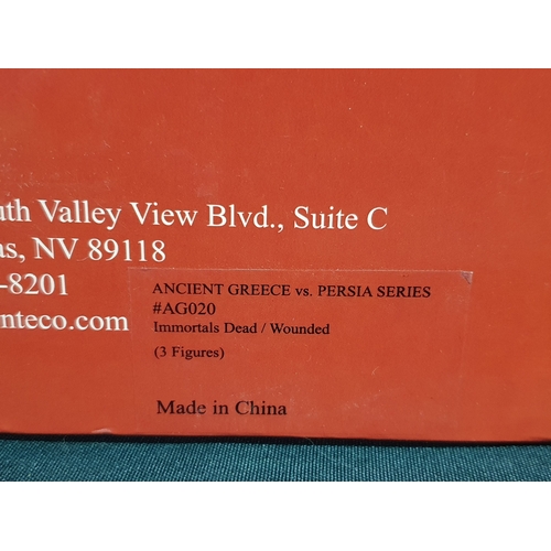 556 - Four boxed Conte Collectibles 'Go Tell the Spartans' Figures and Groups comprising AG015 'They Fough... 