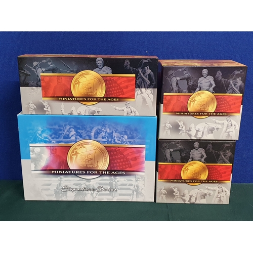 567 - Four boxed Conte Collectibles American Civil War Figures and Groups comprising ACW57177 'Lee Indomit... 
