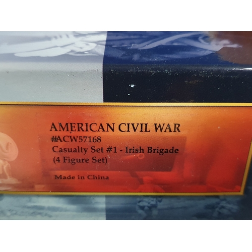 567 - Four boxed Conte Collectibles American Civil War Figures and Groups comprising ACW57177 'Lee Indomit... 