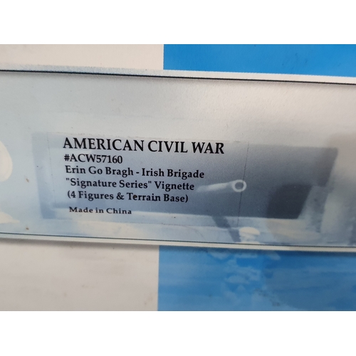 567 - Four boxed Conte Collectibles American Civil War Figures and Groups comprising ACW57177 'Lee Indomit... 