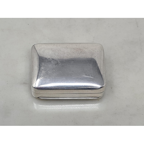 120 - A George III silver Vinaigrette, very plain, Birmingham 1801, maker: T. Willmore