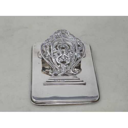 78 - A George V silver Paper Clip with scroll design, Chester 1913