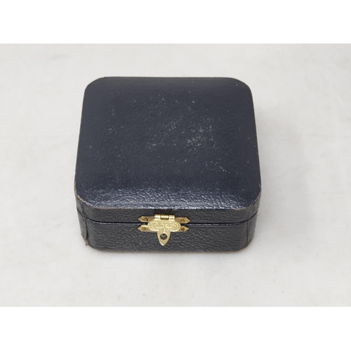 90 - A George V silver collapsible Beaker, Birmingham 1924, in case, 90gms