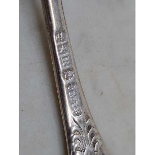 103 - A William IV Scottish silver Ladle queen's pattern engraved initial, Glasgow 1836, 64gms