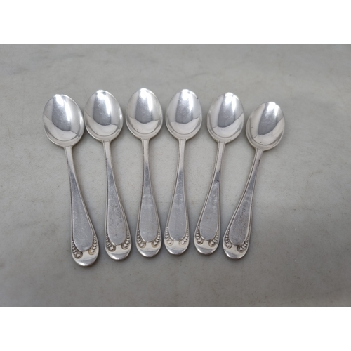 111 - Six George V silver Coffee Spoons, Birmingham 1921, 80gms
